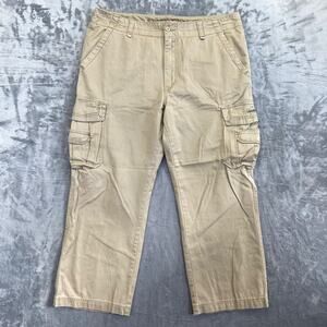Unionbay Men's Cargo Pants Straight 40x30 Khaki